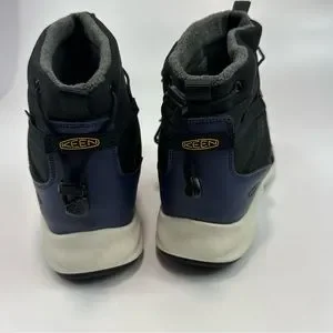 Keen Mens Boots Uneek Waterproof SNK Chukka Fleece Lining Blue KEEN Men main image 4